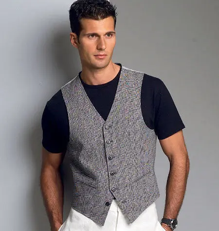 Vogue Pattern 8987 Men's Waistcoat | Average 1