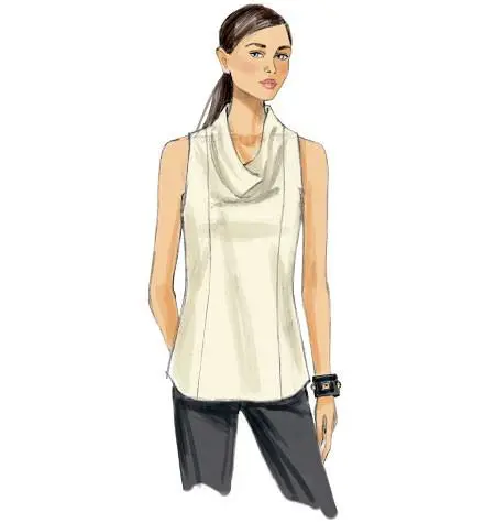 Vogue Pattern 9006 Misses' Top | Easy 1