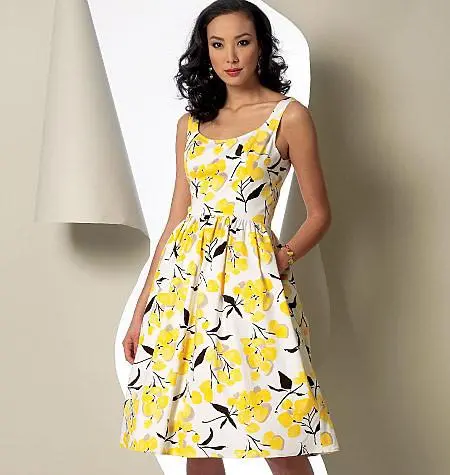 Vogue Pattern 9100 Misses' Dress | Very Easy Vogue 1