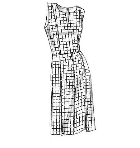 Vogue Pattern 9167 Misses' Notch-Neck Princess-Seam Dresses 2