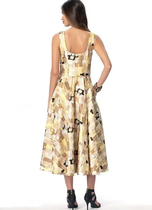 Vogue Pattern 9182 Button-Down, Flared-Skirt Dresses 2