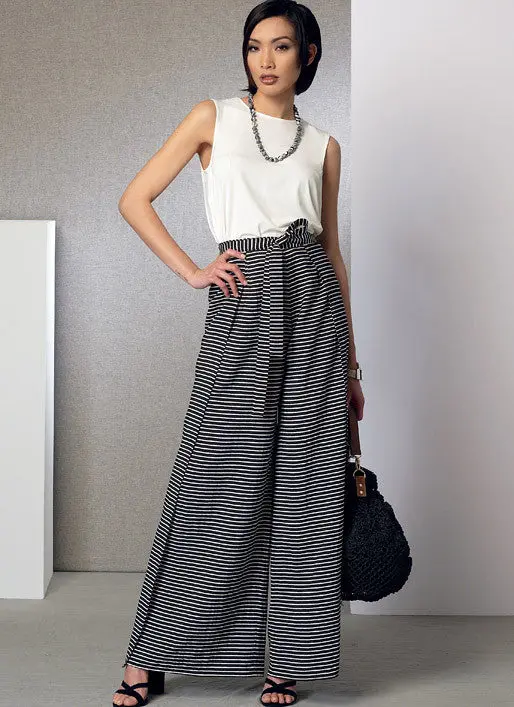 Vogue Pattern 9191 Ponchos, Back-Pleat Top, Shorts And Wrap Pants 2