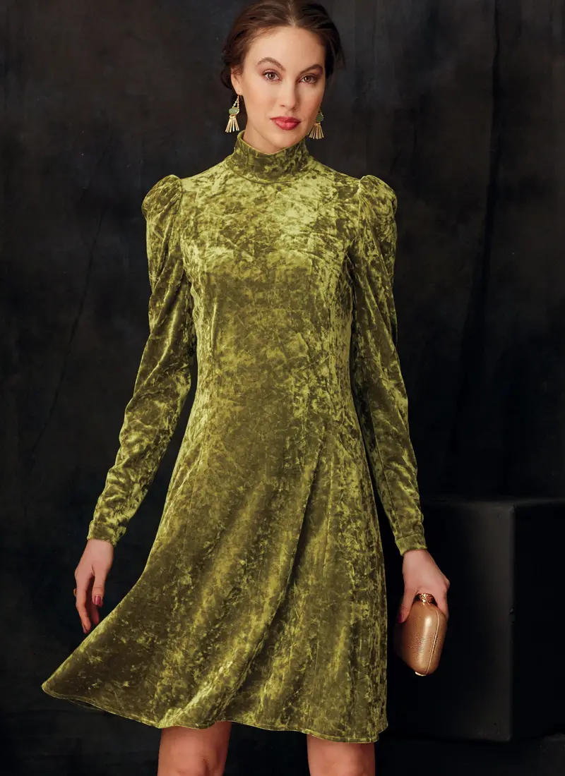 Vogue Pattern 9264 Misses'/Misses' Petite Knit, Fit-And-Flare Dresses 1