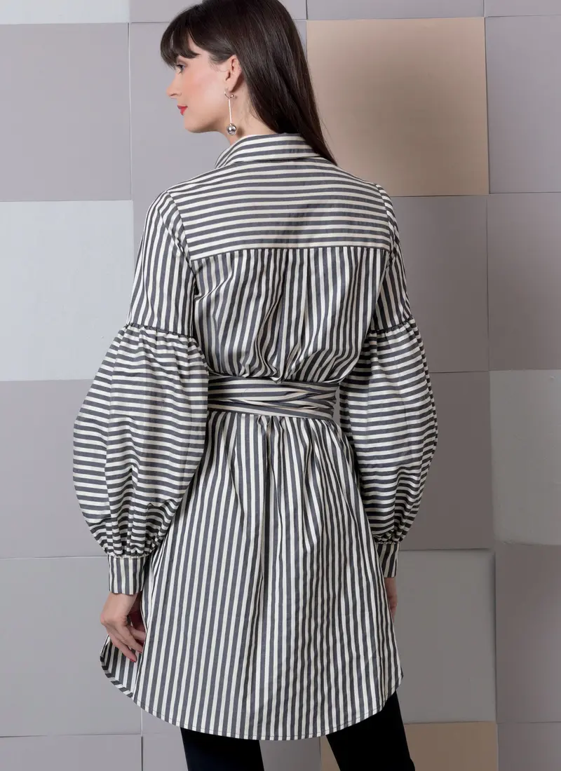 Vogue Pattern 9299 Misses' Top And Belt Sewing Pattern 2