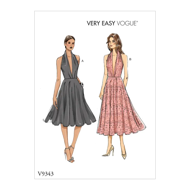 Vogue Pattern 9343 Misses' Dress | Vogue Pattern 1
