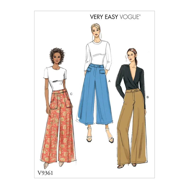Vogue Pattern 9361 Misses'/Petite Pants 2