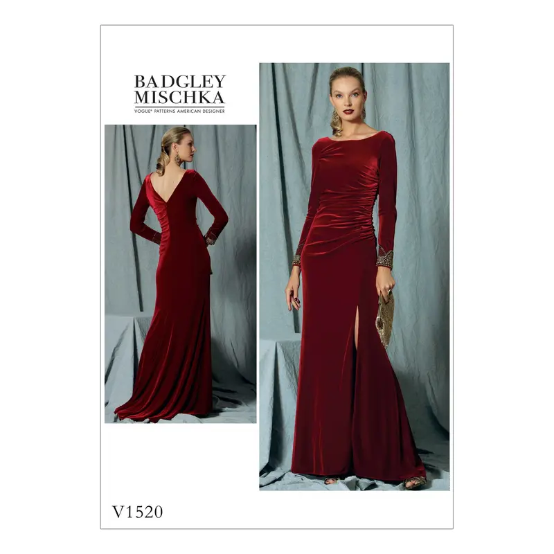 Vogue Sewing Pattern 1520 Misses' Evening Dress 2