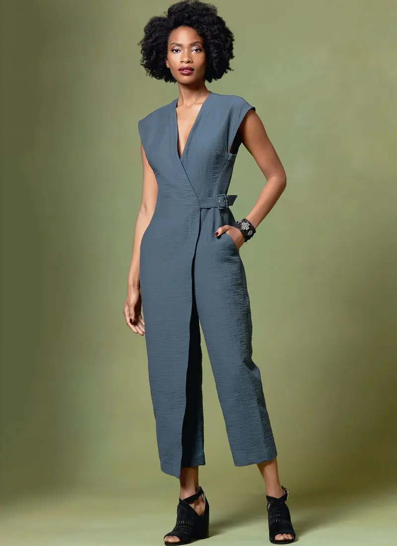 Vogue Sewing Pattern 1645 Wrap Jumpsuit 1