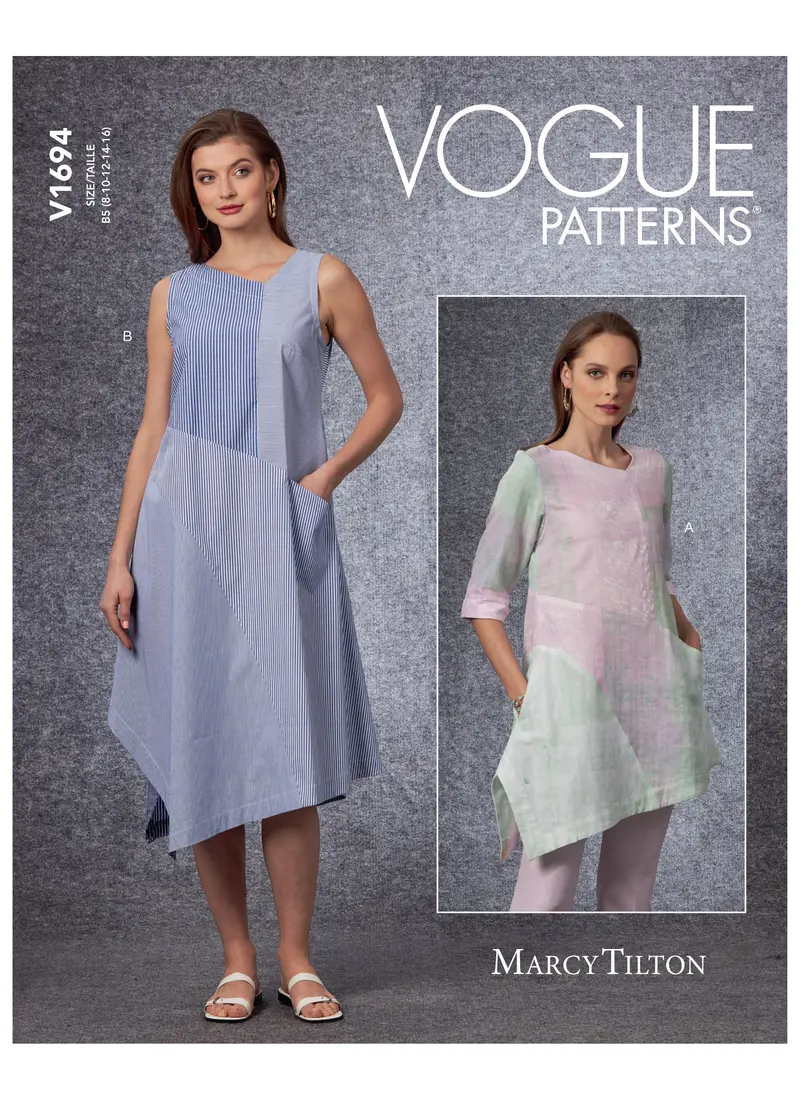 Vogue Sewing Pattern 1694 Tunic And Dress 2