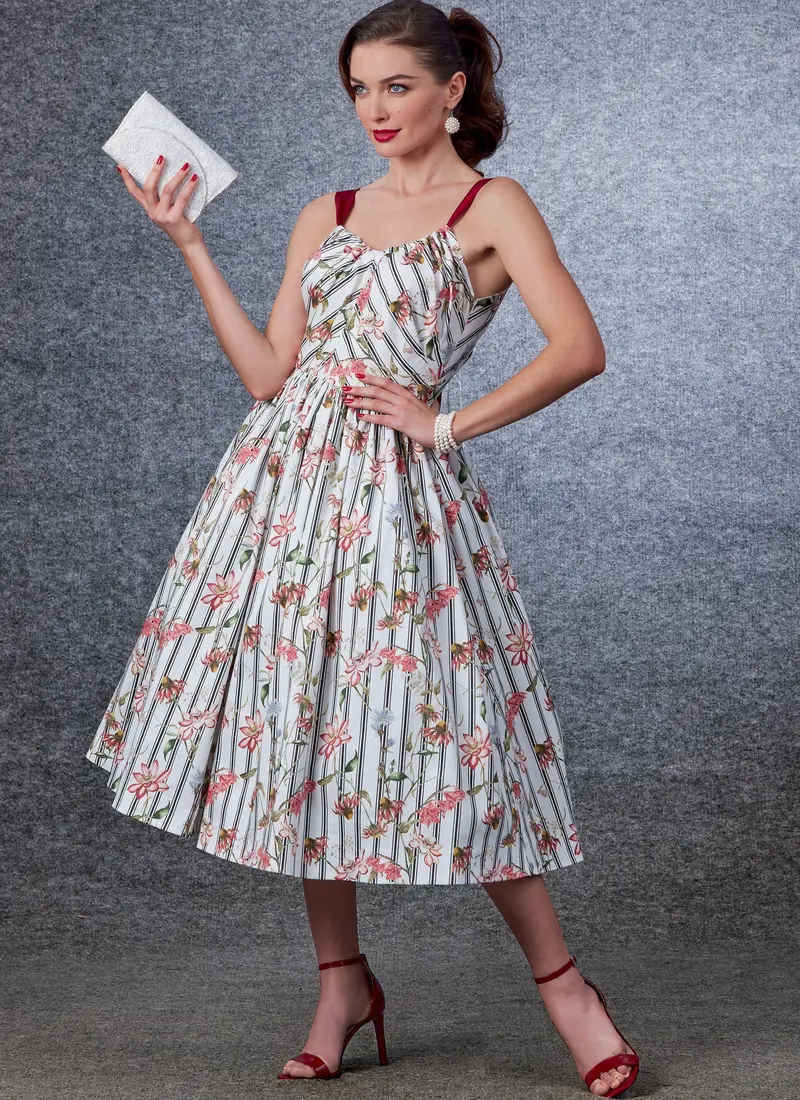 Vogue Sewing Pattern 1696 1950'S Dress 1