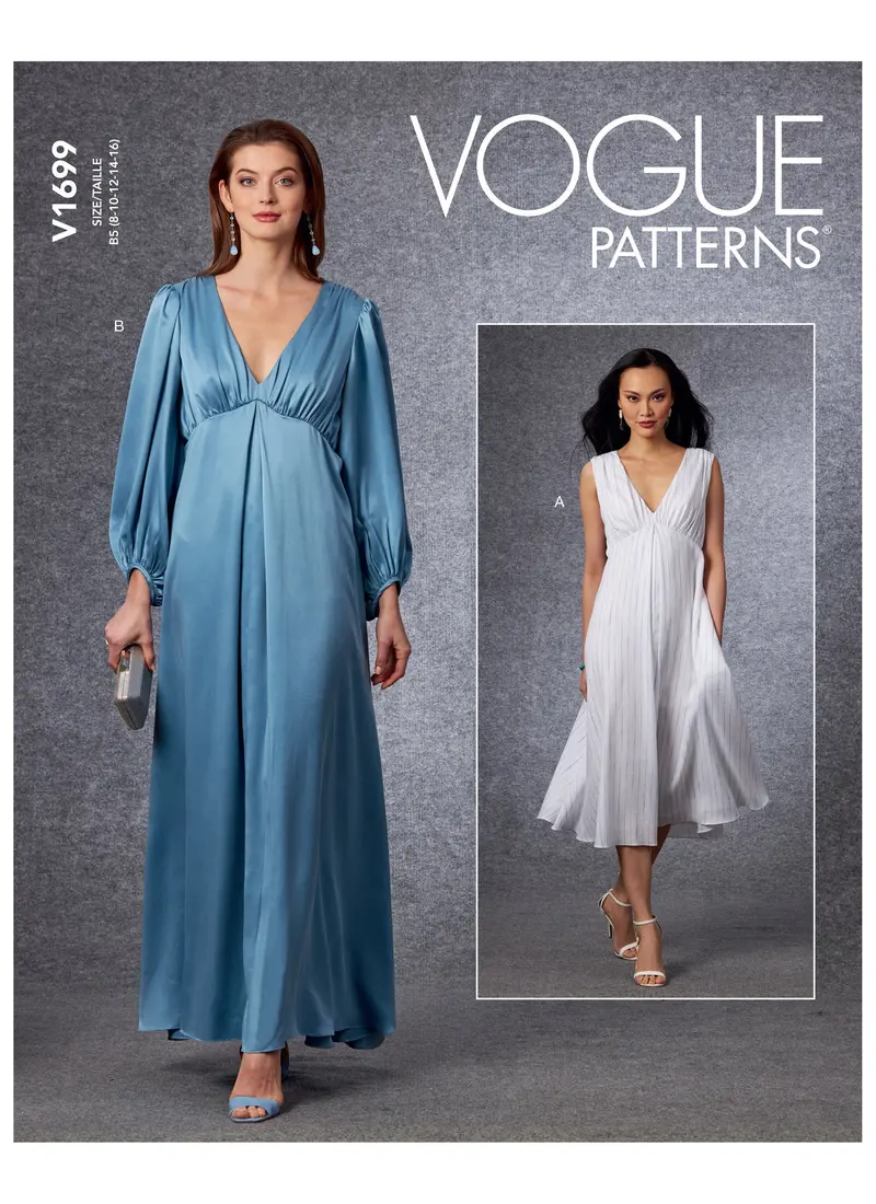 Vogue Sewing Pattern 1699 Special Occasion Dress 2