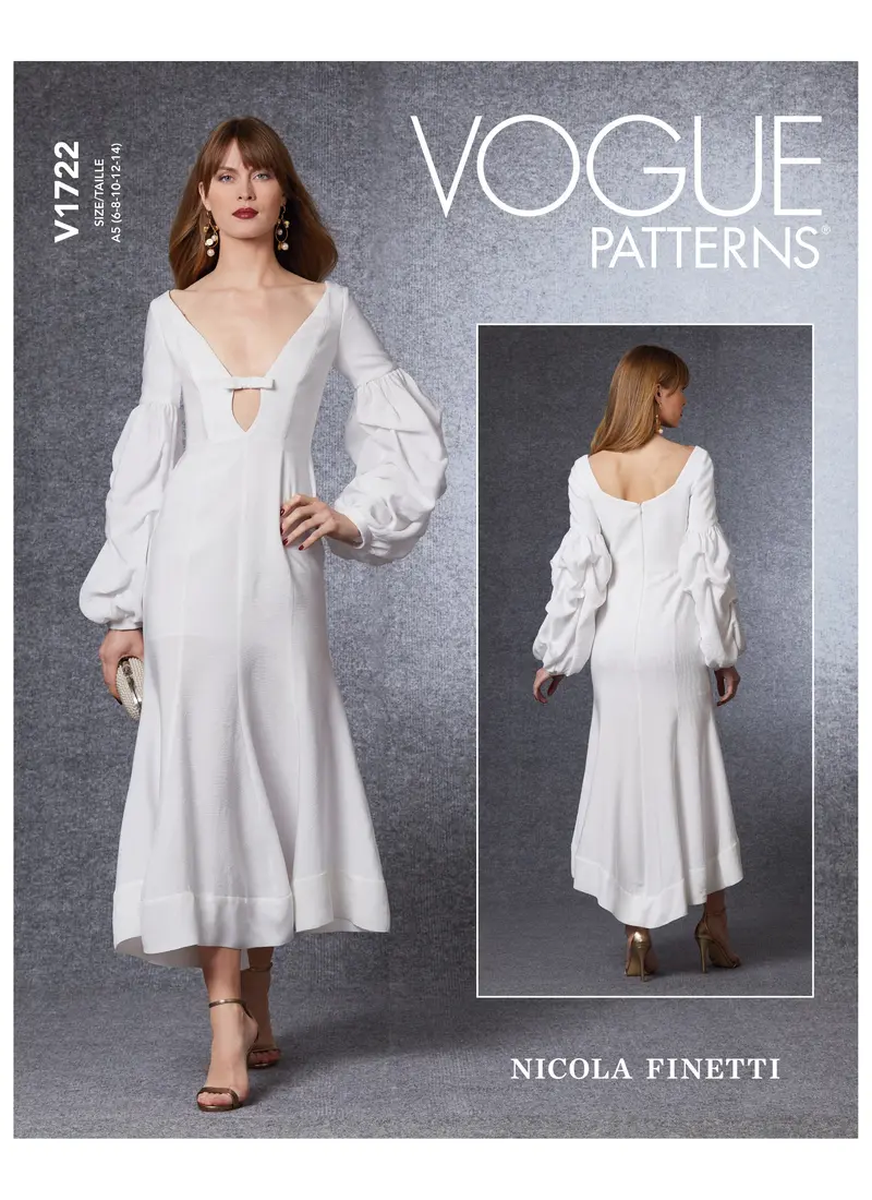 Vogue Sewing Pattern 1722 Special Occasion Dress | Nicola Finetti 2