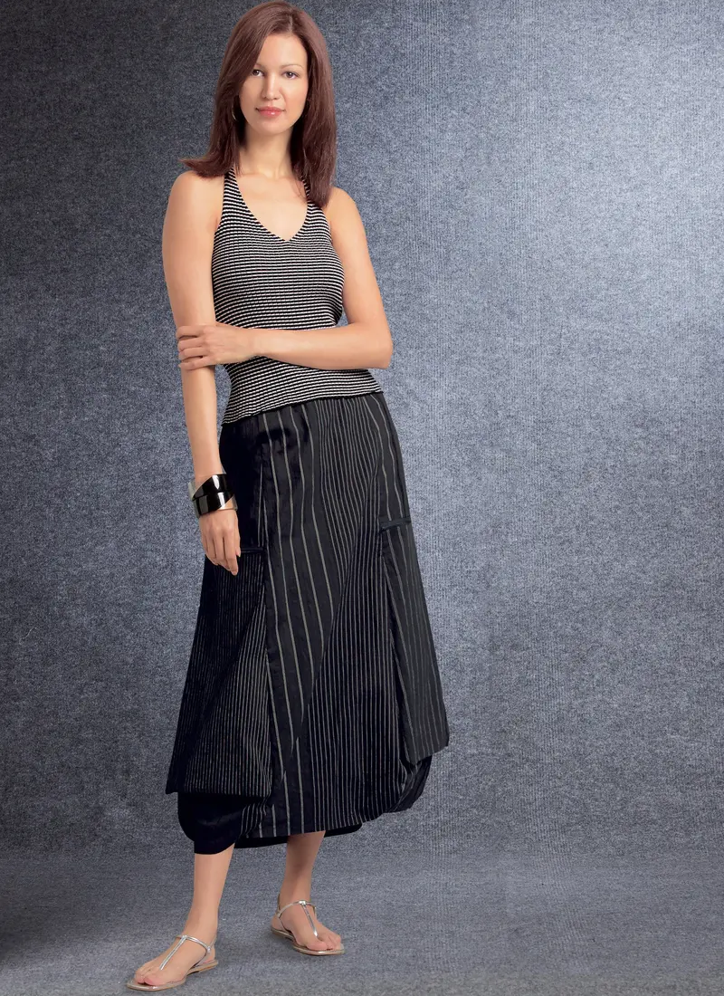Vogue Sewing Pattern 1731 Deep-Pocket Skirt And Pants | Marcy Tilton 1