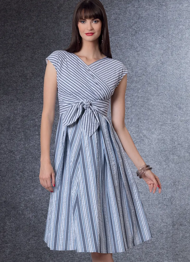 Vogue Sewing Pattern 1795 Tie Waist Dress 1