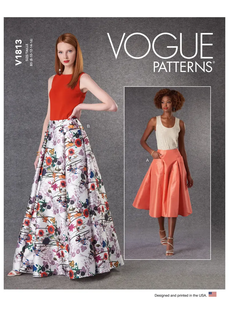 Vogue Sewing Pattern 1813 Misses' Skirts 2