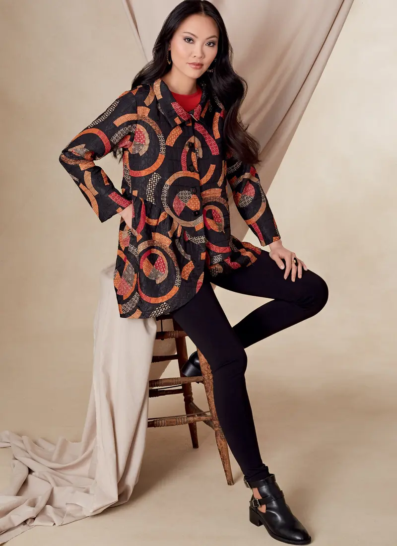 Vogue Sewing Pattern 1817 Misses' Jacket And Vest 1