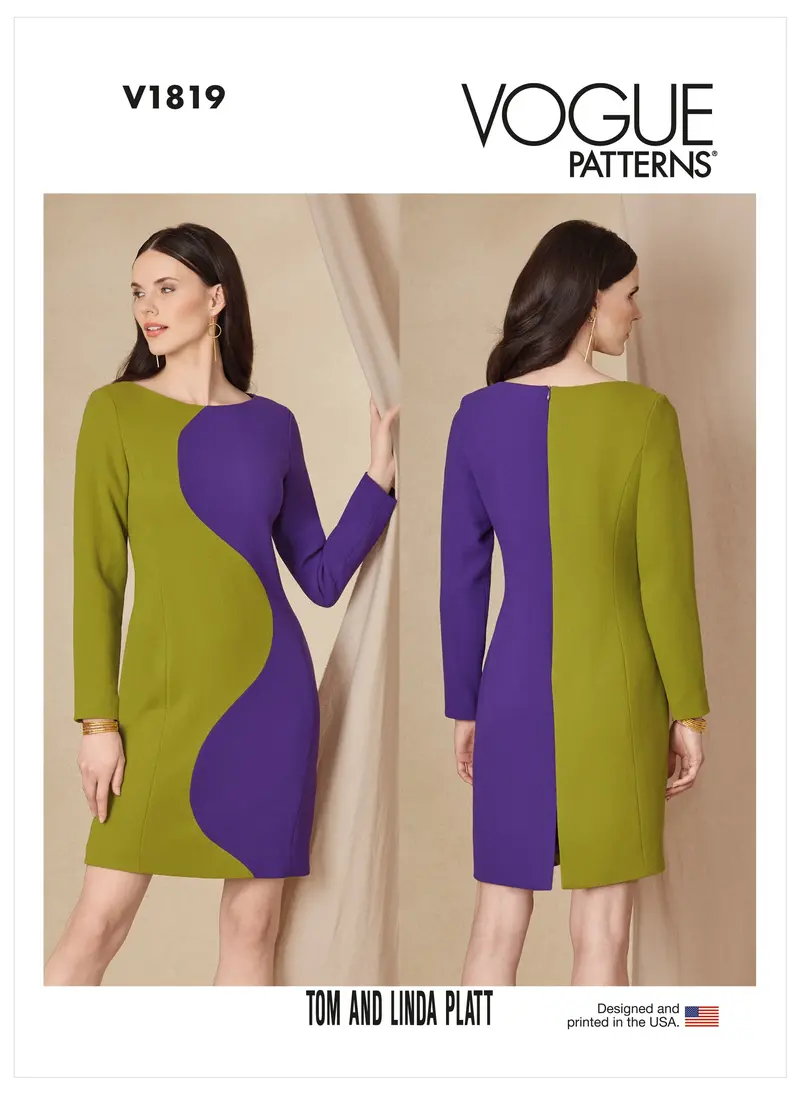 Vogue Sewing Pattern 1819 Misses' Dress 2