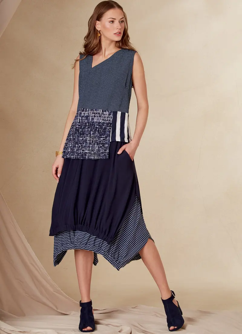 Vogue Sewing Pattern 1820 Misses' Top And Skirt 1