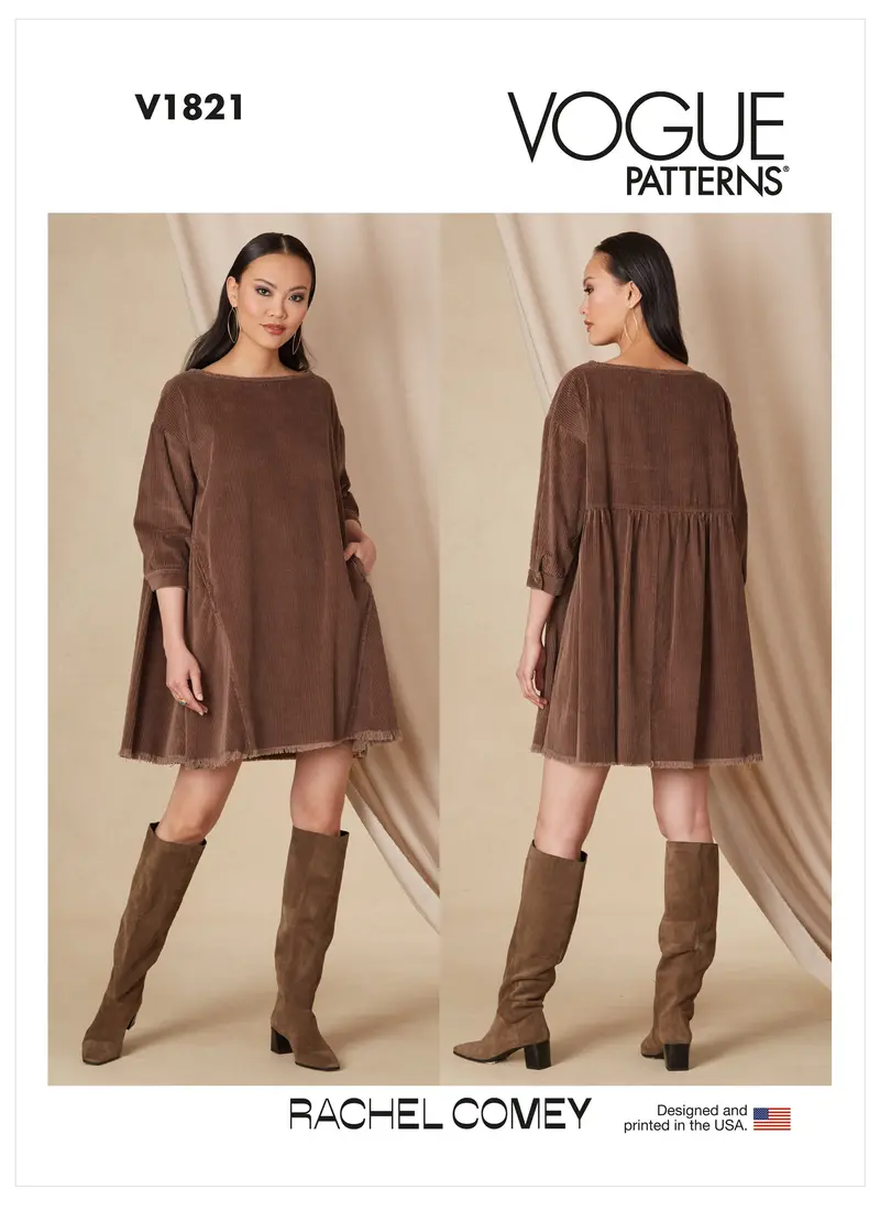 Vogue Sewing Pattern 1821 Misses' Dress 2