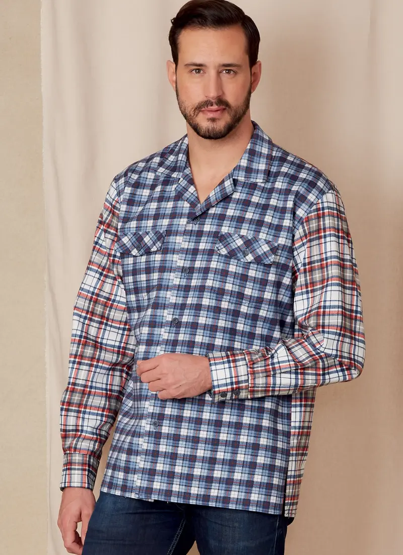 Vogue Sewing Pattern 1827 Unisex Shirts 1