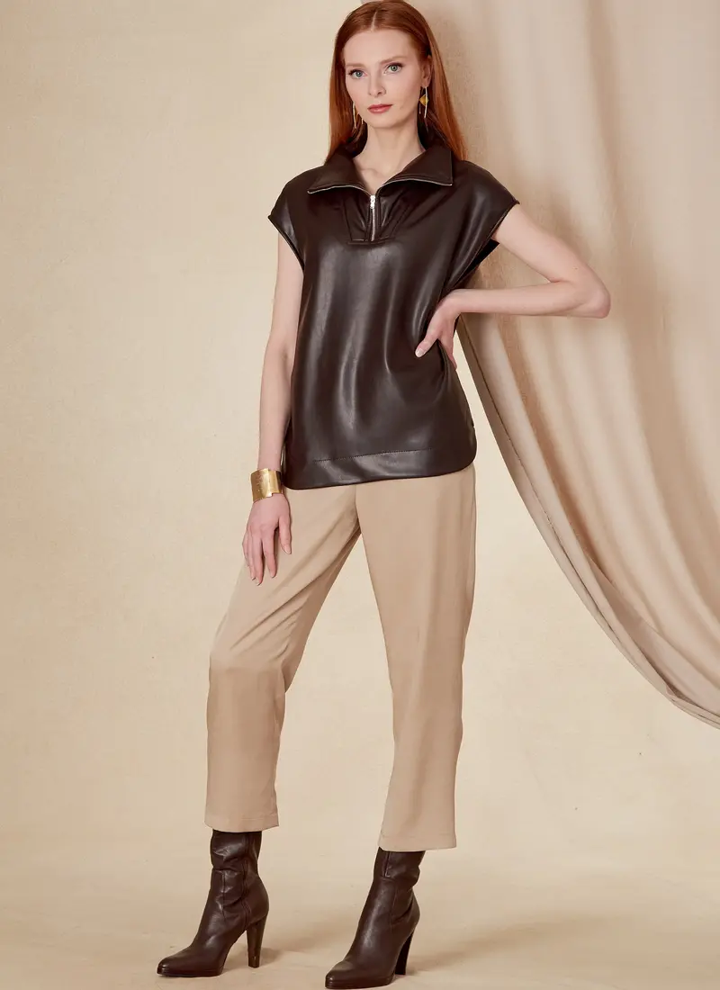 Vogue Sewing Pattern 1833 Misses' Top, Skirt And Pants 1