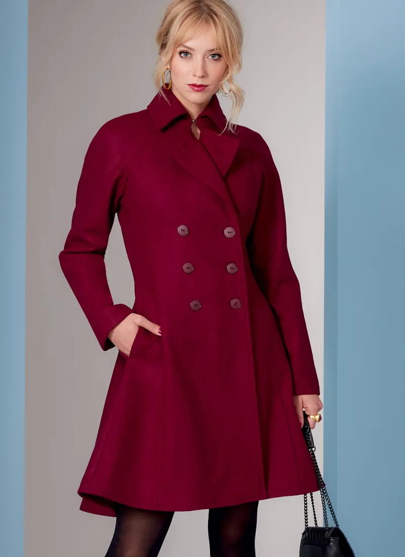 Vogue Sewing Pattern 1837 Double Breasted Coat 1