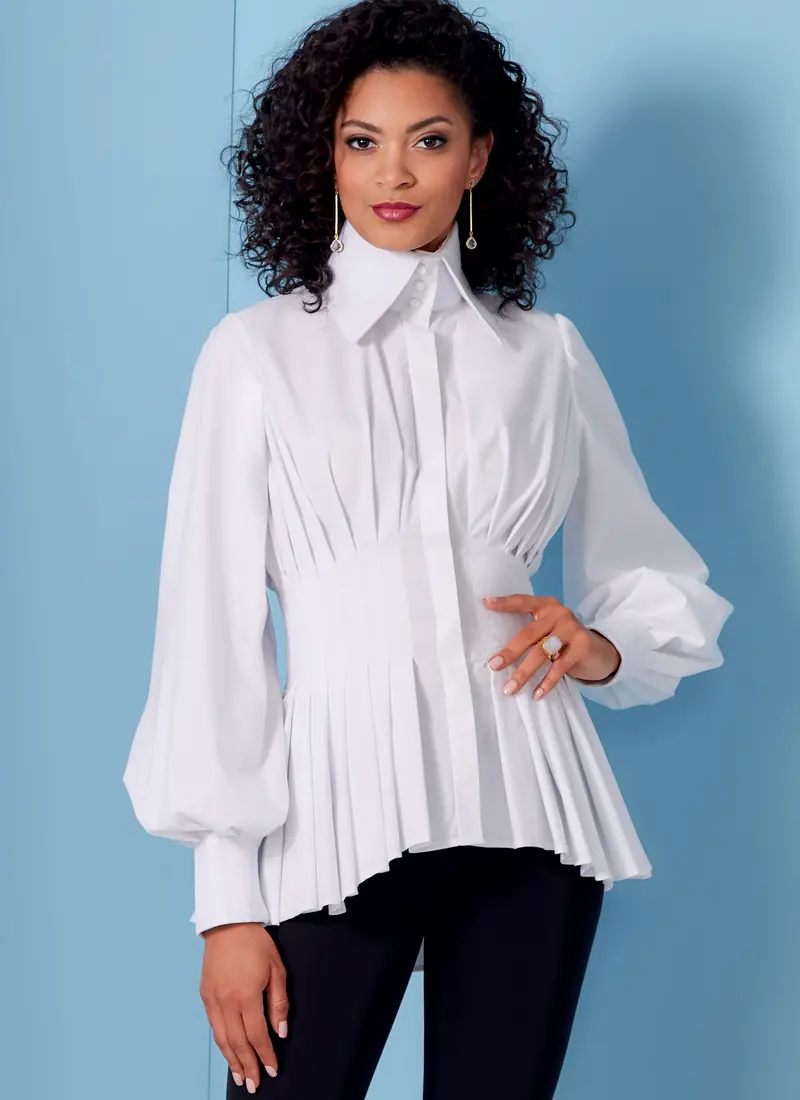 Vogue Sewing Pattern 1845 Peplum Shirt 1