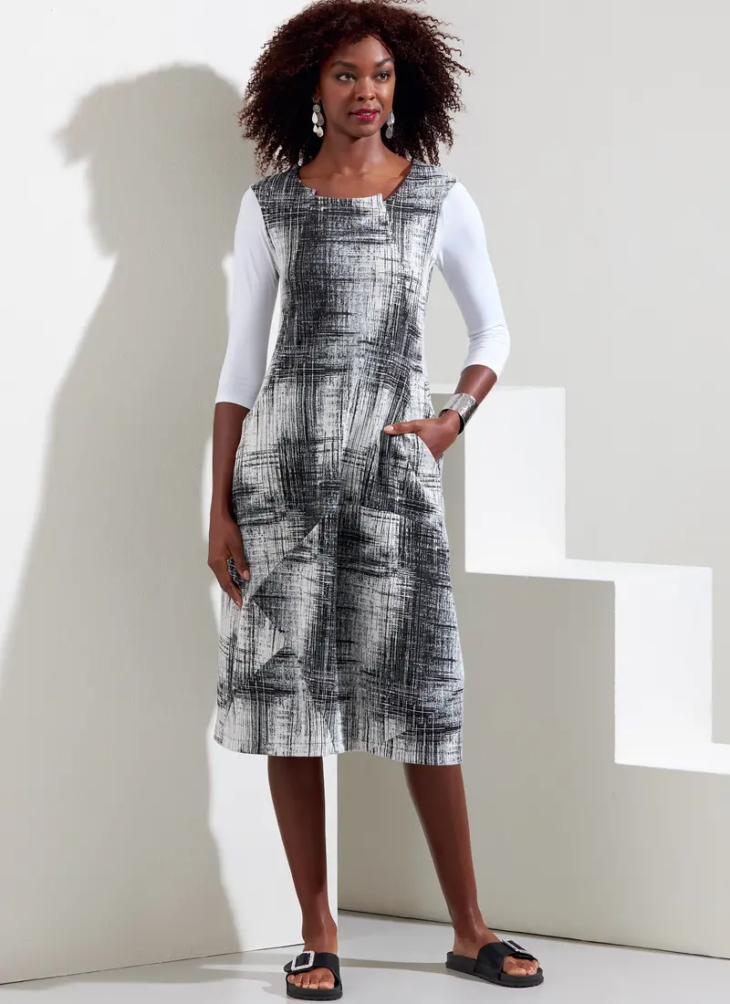 Vogue Sewing Pattern 1860 Misses' Dress And Knit Top 1
