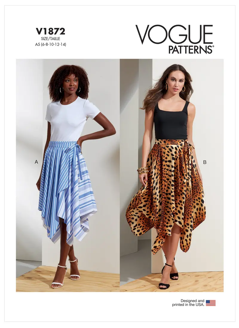 Vogue Sewing Pattern 1872 Misses' Skirts 2