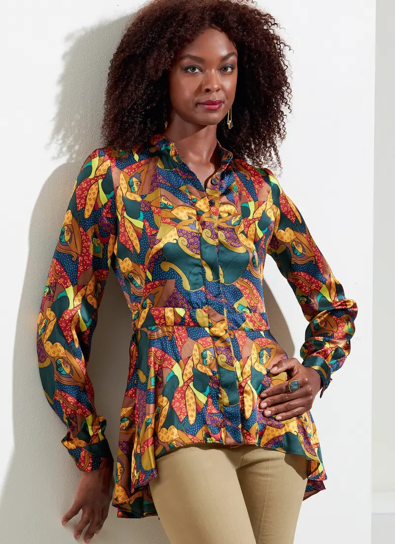 Vogue Sewing Pattern 1875 Misses' Tops 1