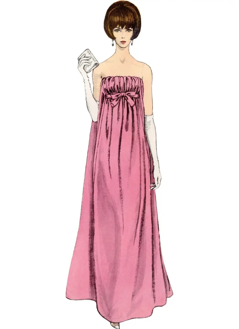 Vogue Sewing Pattern 1885 Sixties Special Occasion Dress 1