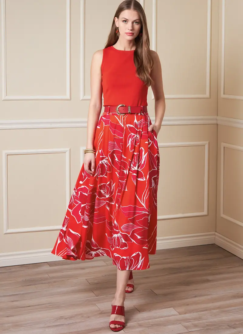 Vogue Sewing Pattern 1890 Misses' Skirts 1
