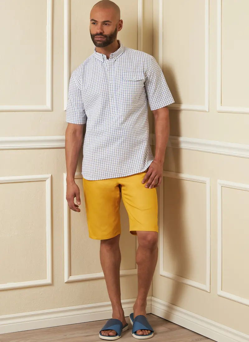 Vogue Sewing Pattern 1895 Men's Shirts, Shorts And Trousers 1