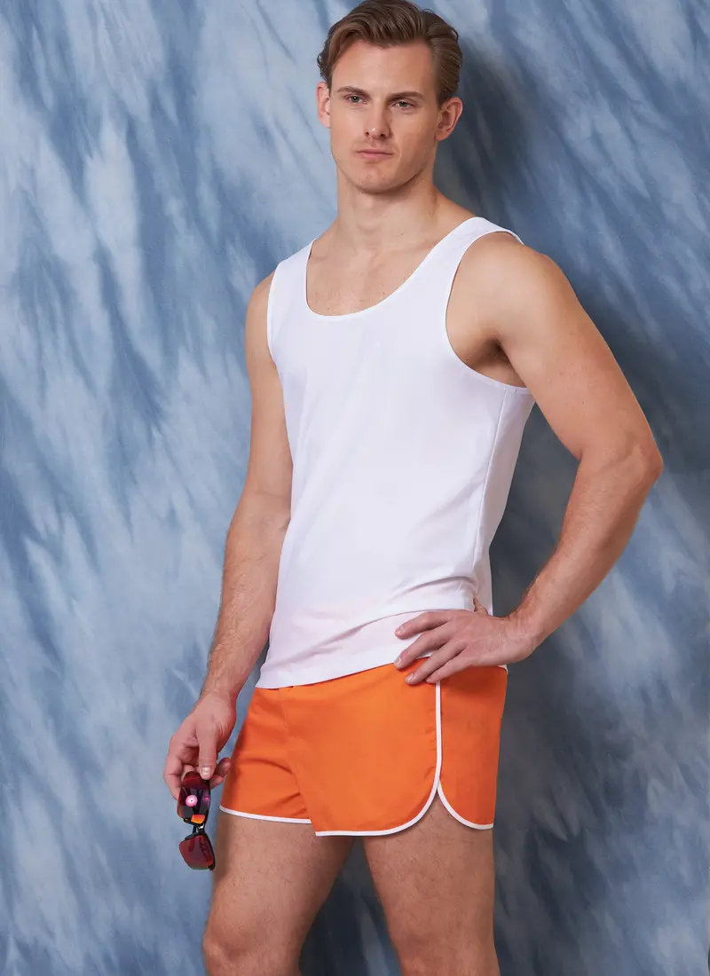 Vogue Sewing Pattern 1897 Men's Swimming Shorts And Vest 2