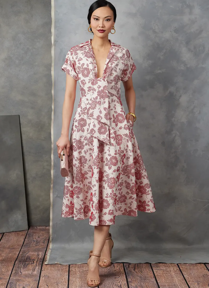 Vogue Sewing Pattern 1898 Misses' Dress By Badgley Mischka 1