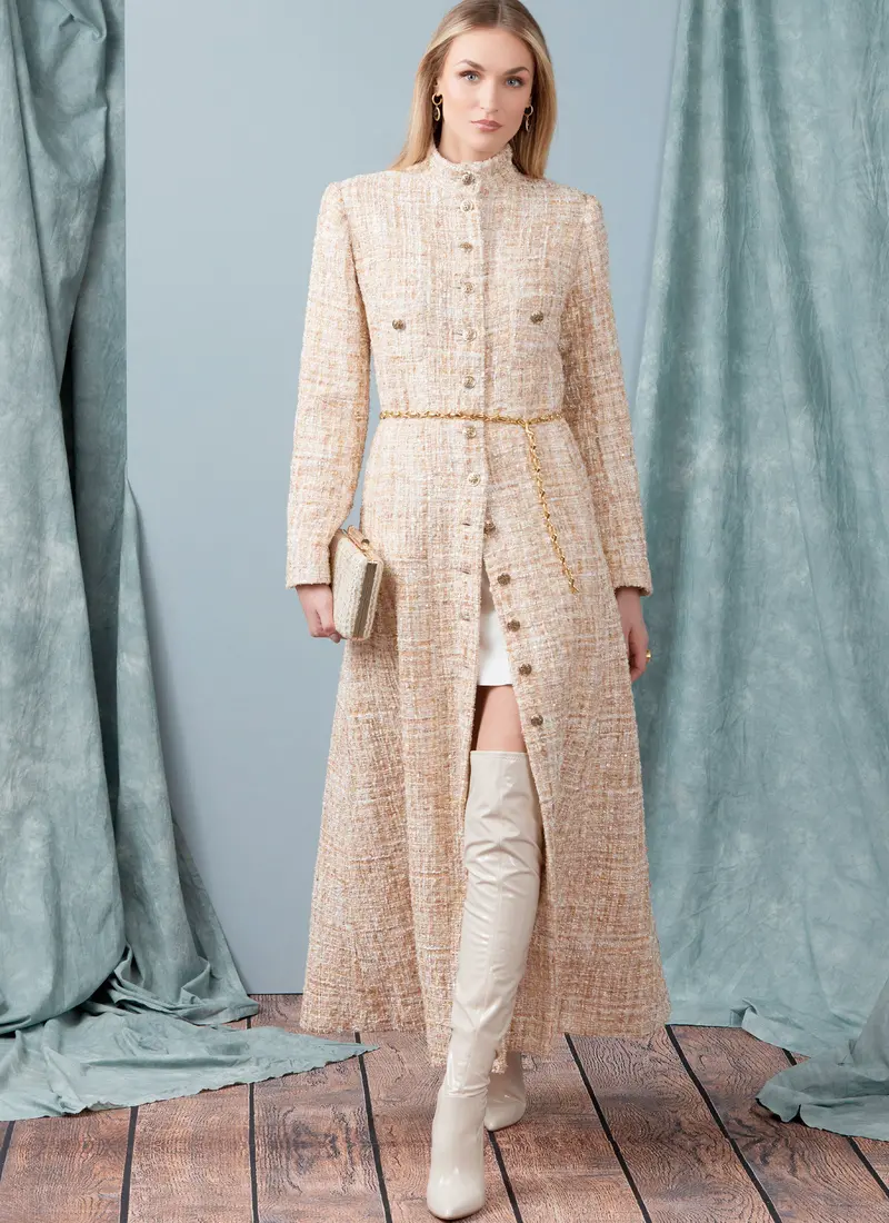 Vogue Sewing Pattern 1926 Coat With Length And Collar Variations 1