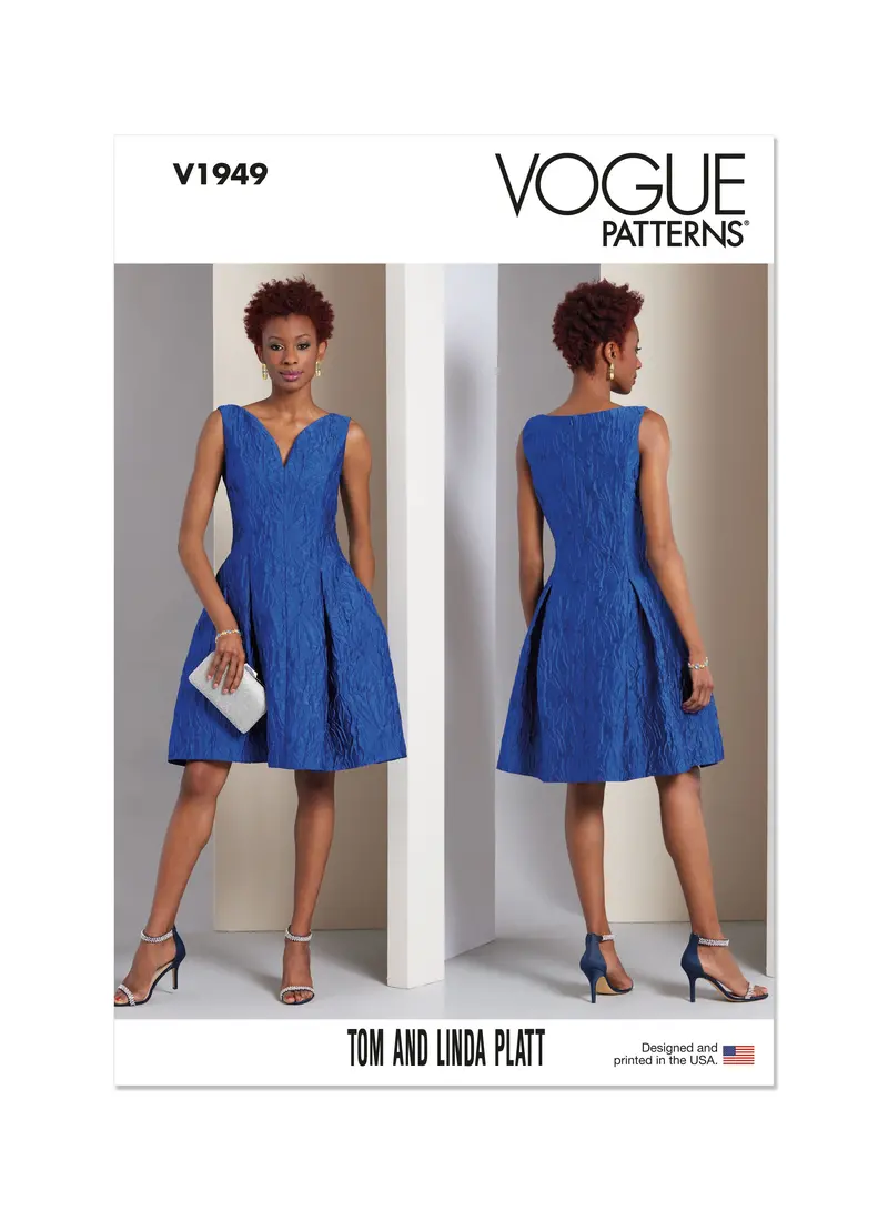 Vogue Sewing Pattern 1949 Misses' Dress By Tom & Linda Platt 2