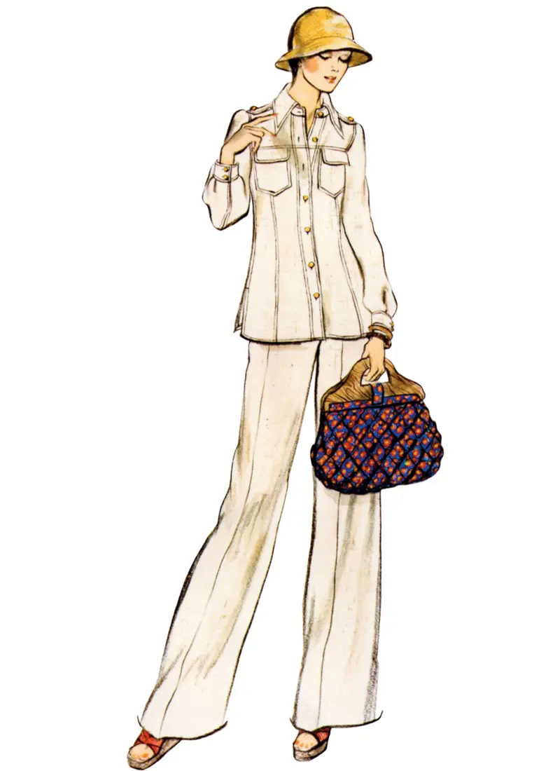 Vogue Sewing Pattern 1966 Misses' Jacket And Pants 1