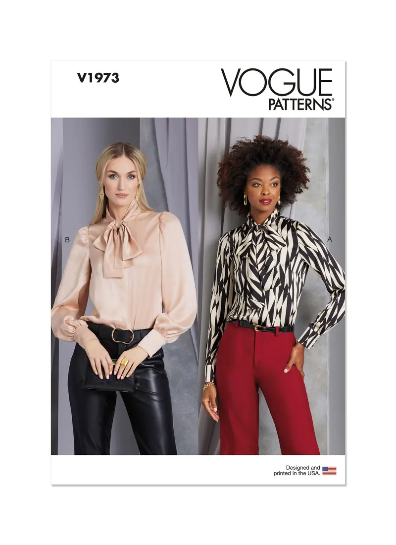 Vogue Sewing Pattern 1973 Misses' Blouse 2