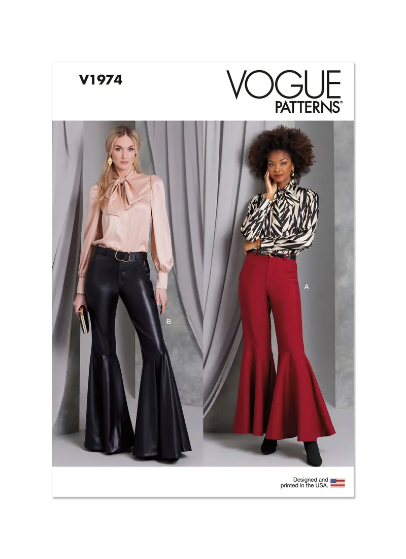 Vogue Sewing Pattern 1974 Misses' Pants 2