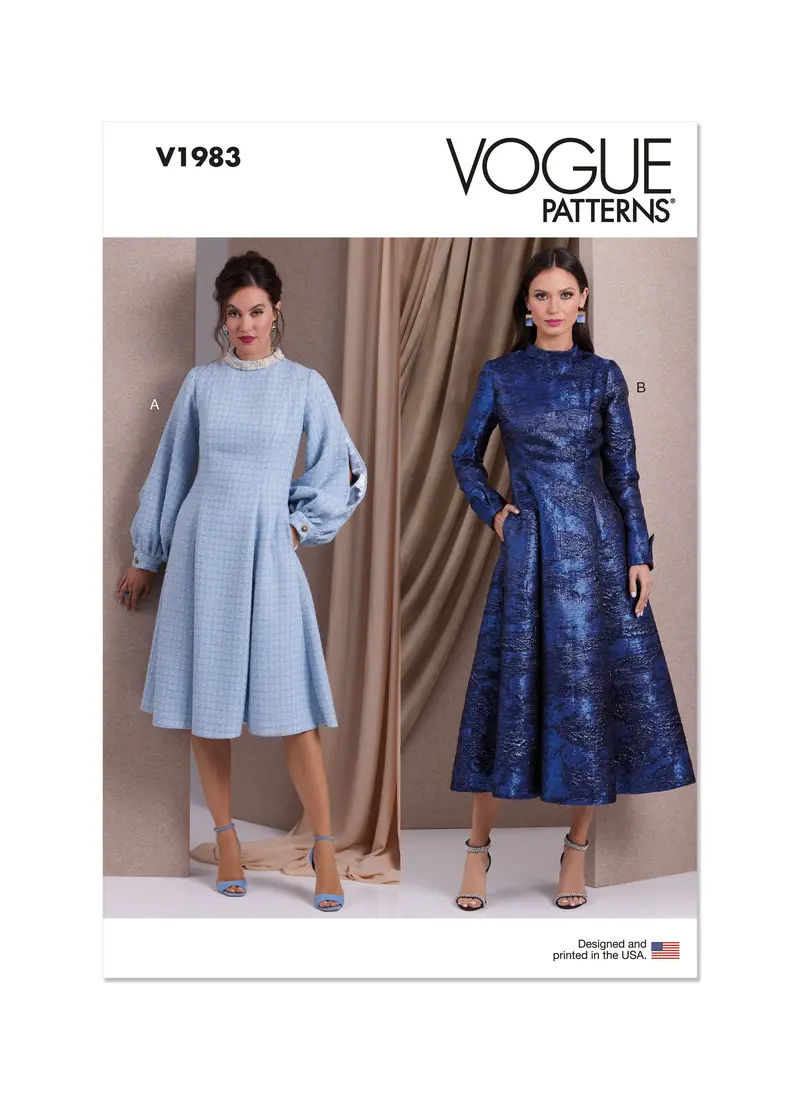 Vogue Sewing Pattern 1983 Misses' Dresses 2