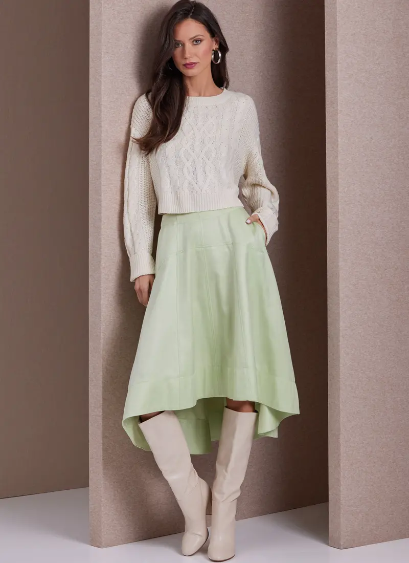 Vogue Sewing Pattern 1987 Misses' Skirt And Culottes 1