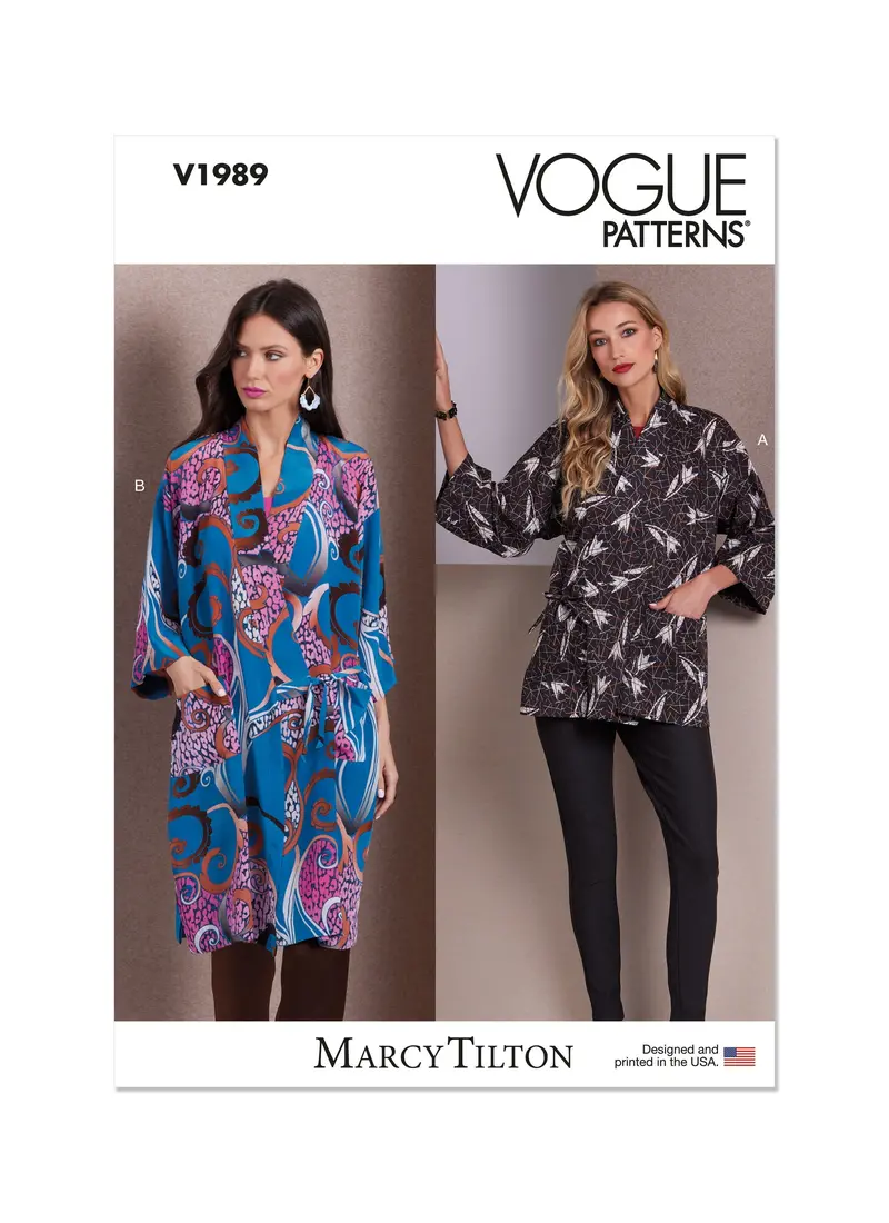 Vogue Sewing Pattern 1989 Misses' Jackets By Marcy Tilton 2