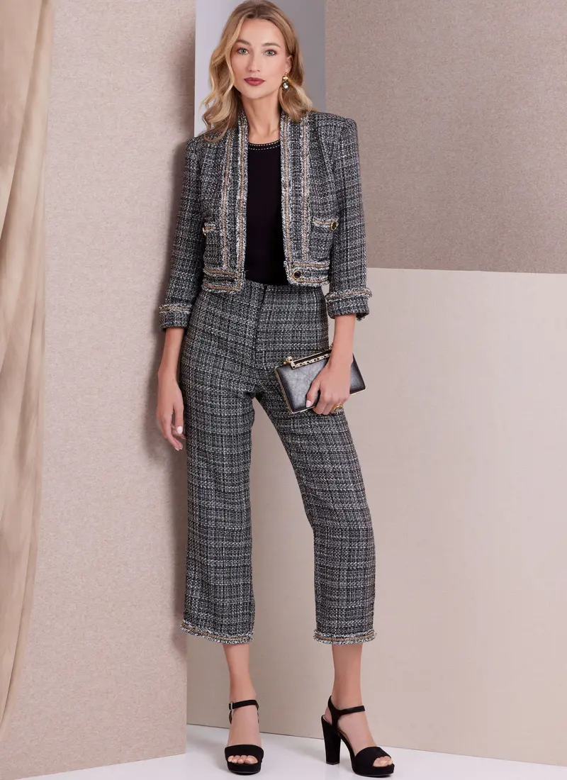 Vogue Sewing Pattern 1993 Misses' Jacket And Pants 1