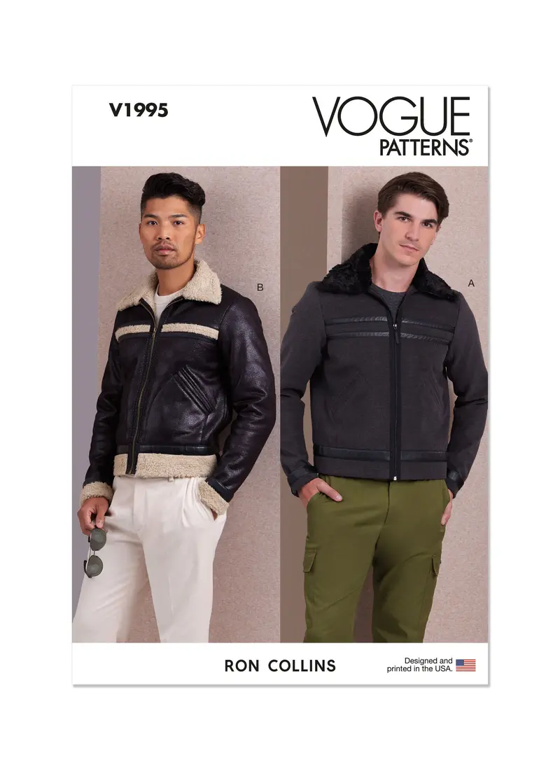 Vogue Sewing Pattern 1995 Men's Jackets 2