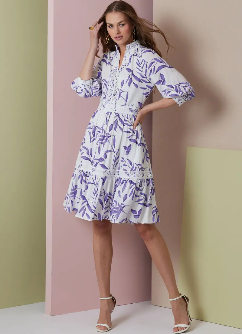Vogue Sewing Pattern 2004 Misses' Dress In Two Lengths 2