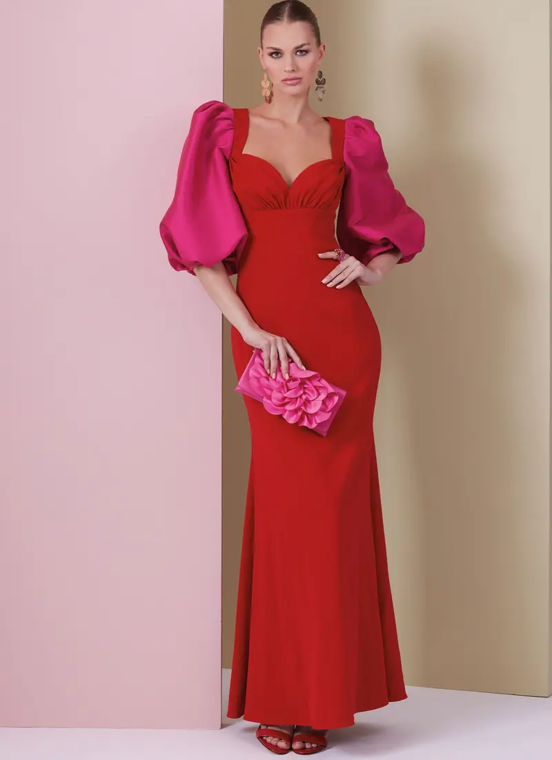 Vogue Sewing Pattern 2009 Misses' Dress By Badgley Mischka 1