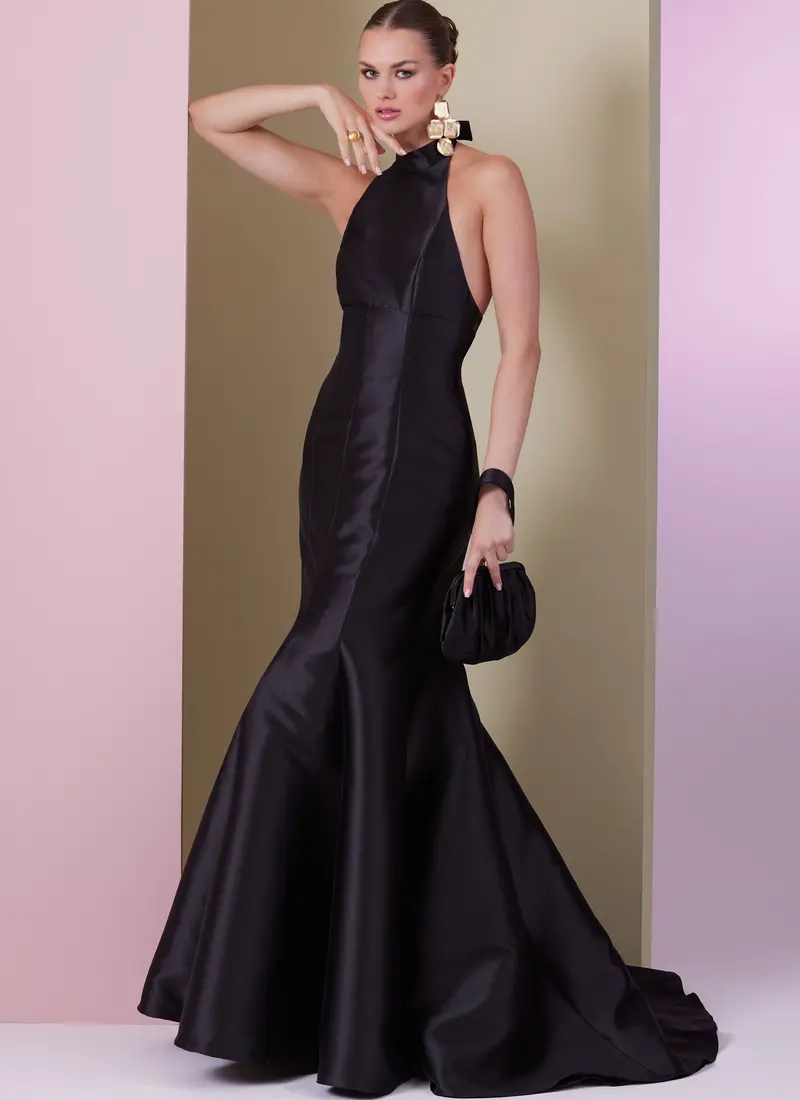 Vogue Sewing Pattern 2010 Evening Dress In Two Lengths 2
