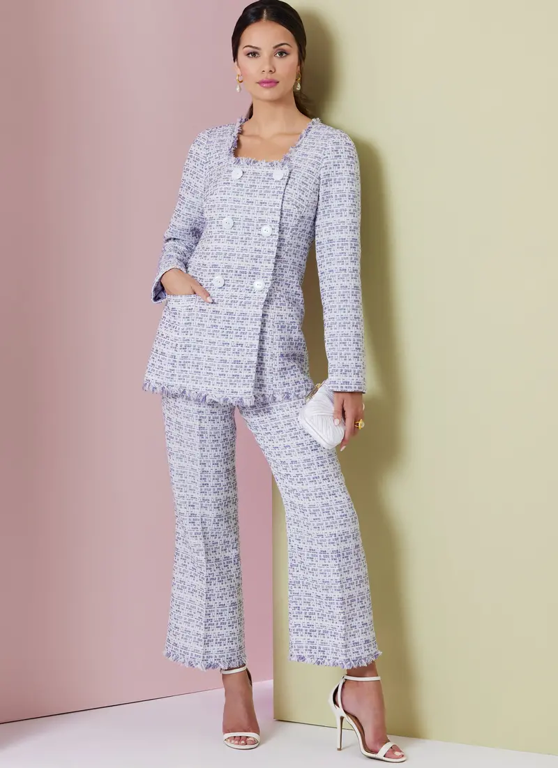 Vogue Sewing Pattern 2017 Skirt Suit / Trouser Suit Pattern 2