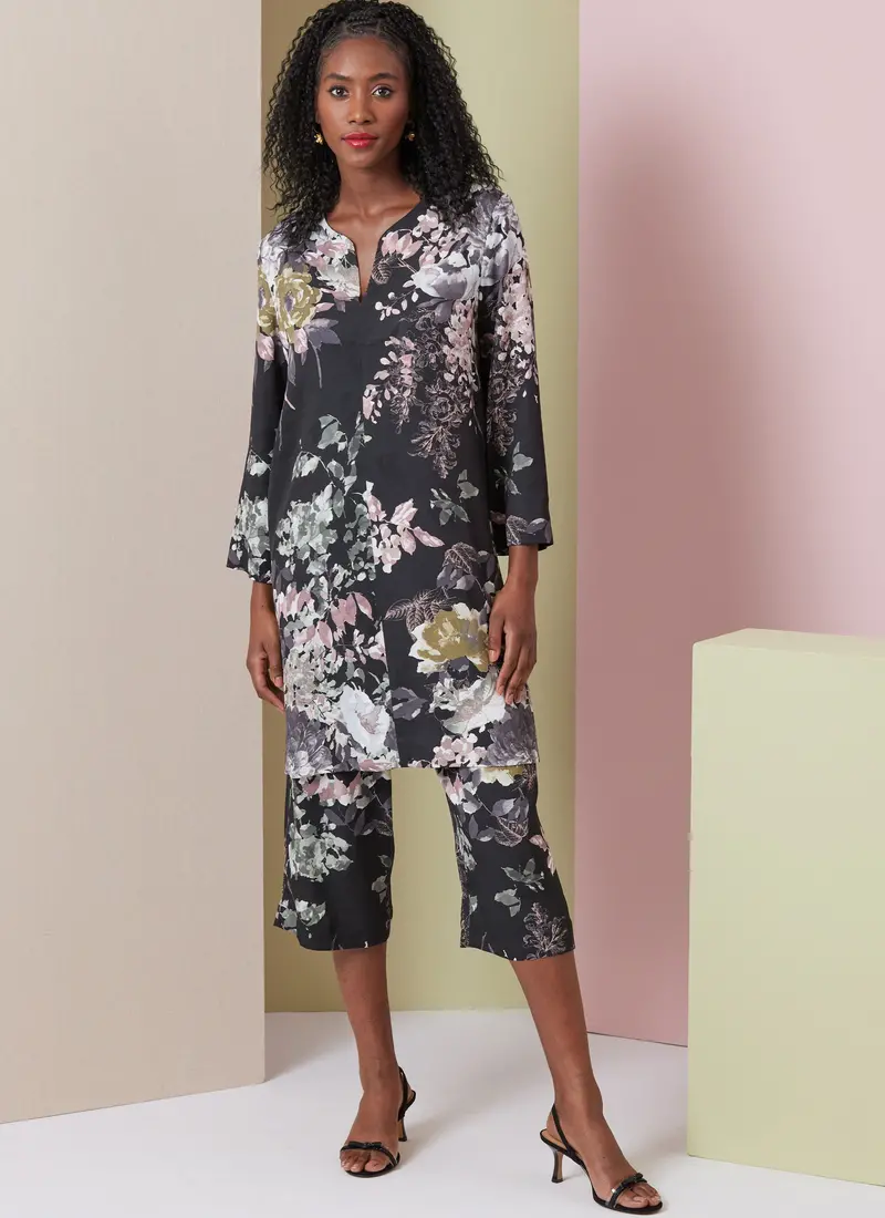 Vogue Sewing Pattern 2019 Misses' Lounge Sets By Marcy Tilton 1